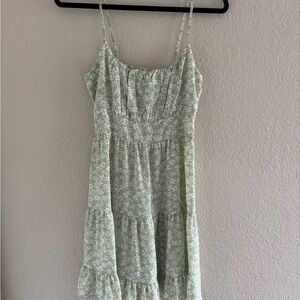 Floral Green Sundress